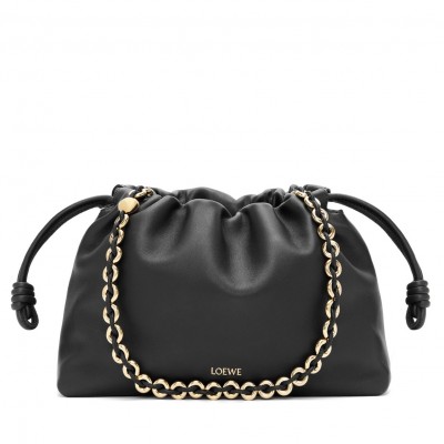 Loewe Flamenco Purse in Black Nappa Lambskin