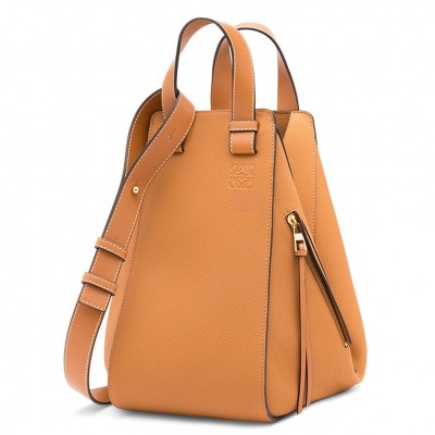 Loewe Medium Hammock Bag In Tan Leather