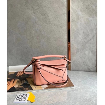 Loewe Puzzle Mini Bag In Blossom Calfskin Leather