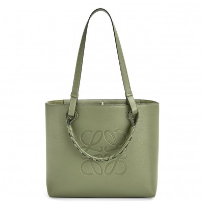 Loewe Small Anagram Tote In Rosemary Classic Calfskin